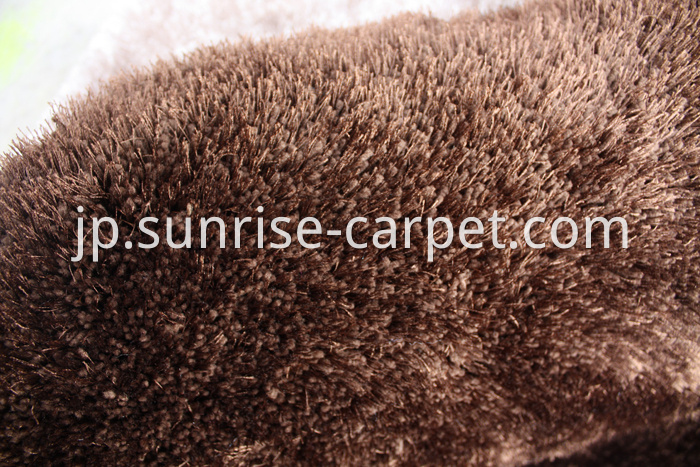 Soft Elastic & Silk Mix Shaggy Rug